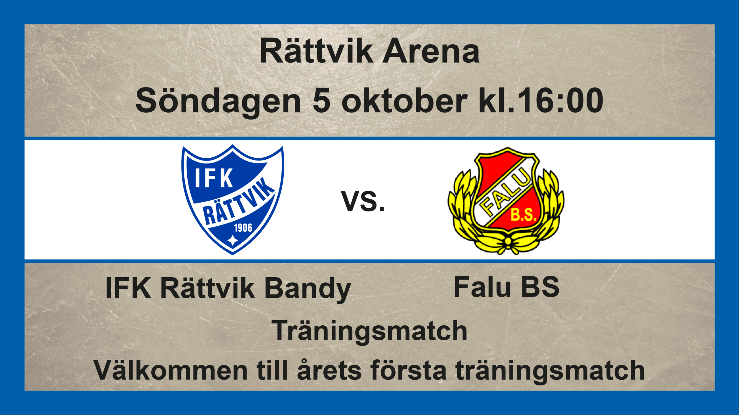 IFK börjat träningsspela mot Falu BS